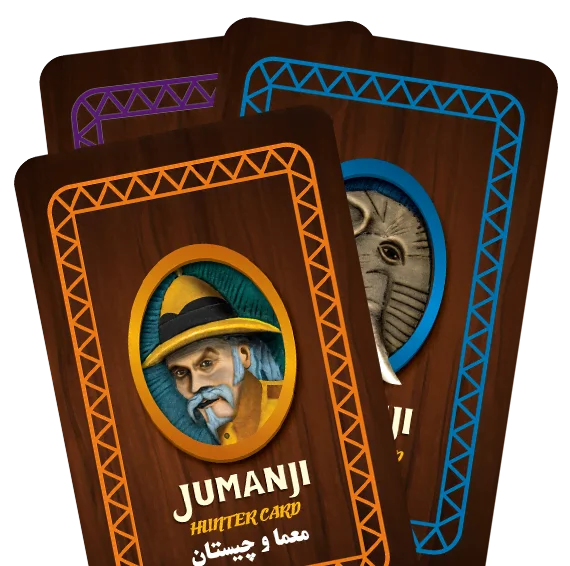 JUMANJI BOARDGAME-CHALLENGE CARDS