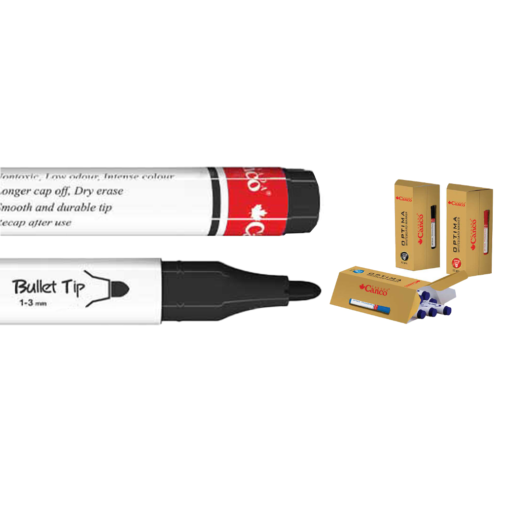 ماژیک وایت بُرد اُپتیما – گرد – مشکی